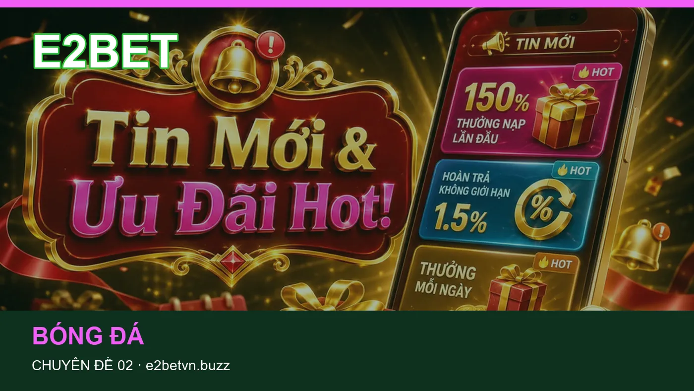 Danh sách kiểm tra thông tin Dữ liệu trận đấu dành cho người đọc E2BET